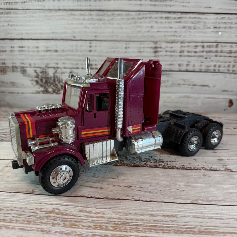Vintage 1985 Kenner M.A.S.K. Rhino Maroon Semi Truck Vehicle Only No. 37500